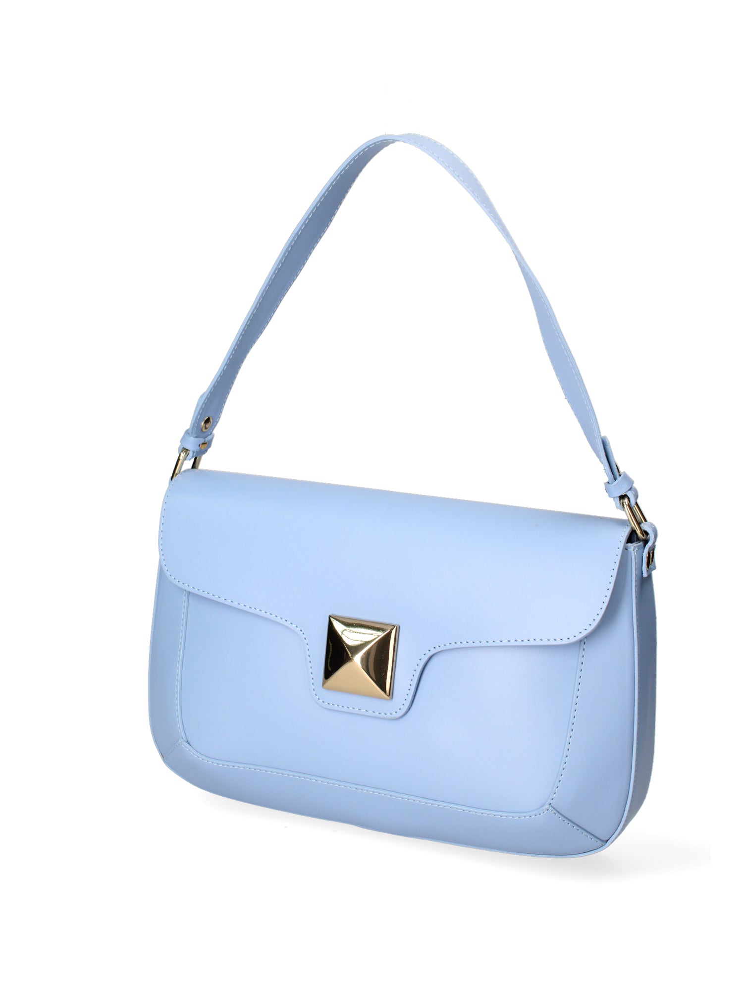 Astrea Borsa a spalla da donna 100% pelle 06015-L220 AZZURRO Gave Lux