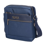 Borsa a tracolla uomo Pelle PU Vegan PCL3067-BLU Northampton Polo Club