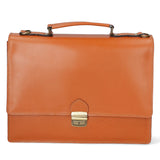 Ivo 7003-CUOIO Borsa da lavoro unisex in vera pelle Gave Lux