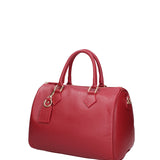 Aralia Borsa a bauletto da donna 100% pelle 5176-D10 ROSSO SCURO DARK RED Gave Lux