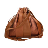 Nunzia Borsa a spalla da donna Vera pelle 576042-CUOIO COGNAC Gave Lux