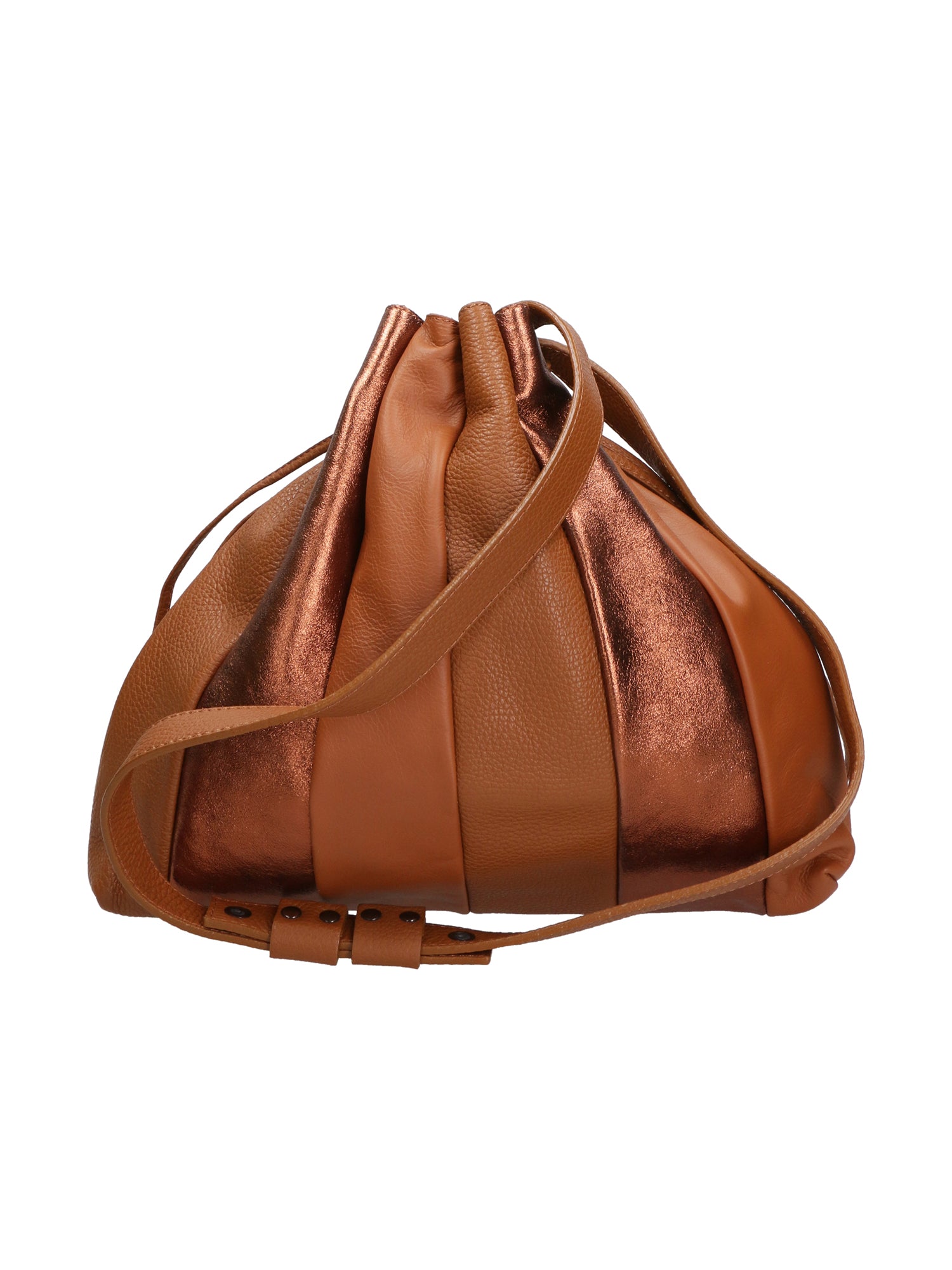 Nunzia Borsa a spalla da donna Vera pelle 576042-CUOIO COGNAC Gave Lux