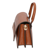 Ariel Borsa a mano da donna Vera pelle 05458-LU17 CUOIO COGNAC Gave Lux