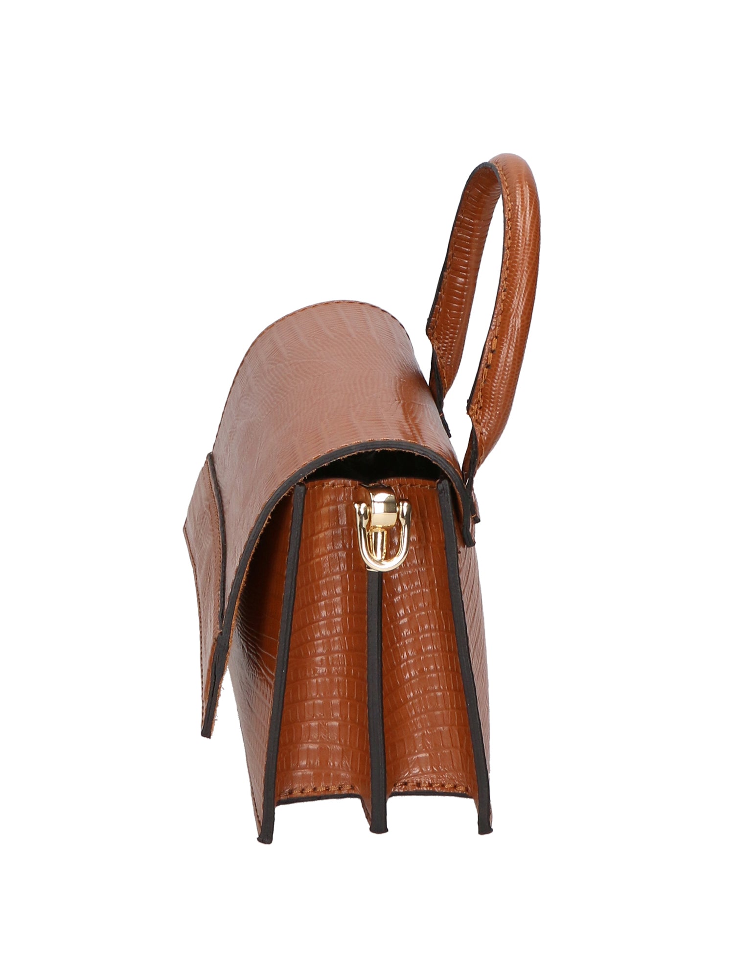 Ariel Borsa a mano da donna Vera pelle 05458-LU17 CUOIO COGNAC Gave Lux