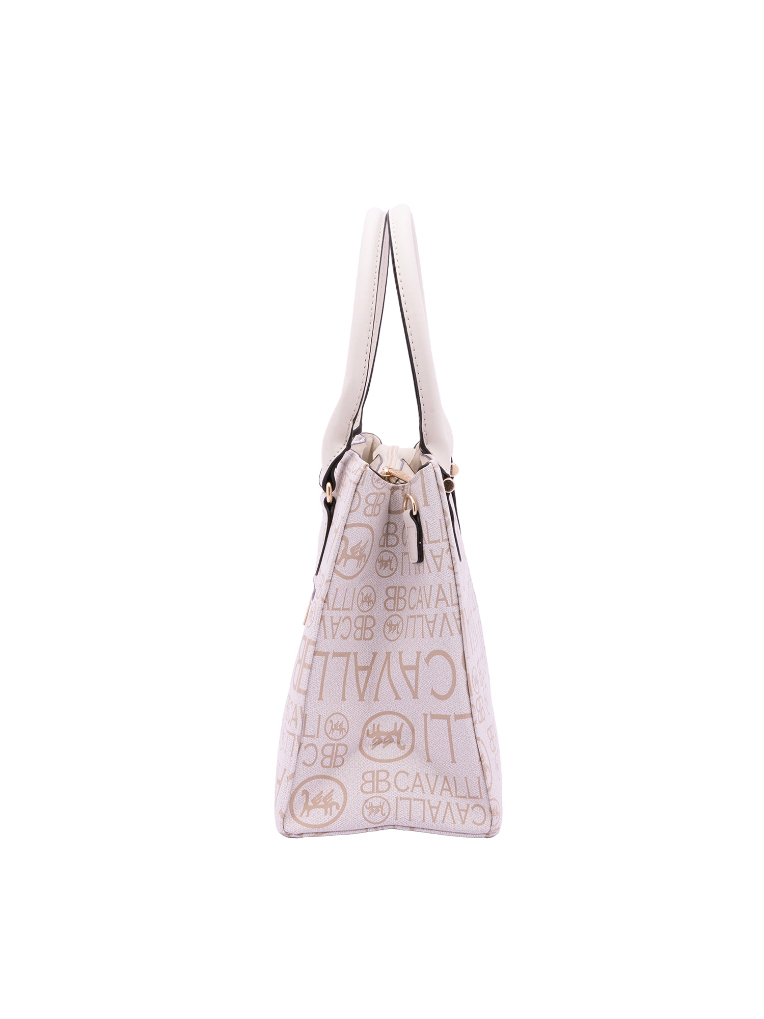 Borsa a mano da donna Ecopelle e poliestere BC1370-BIANCO B Cavalli