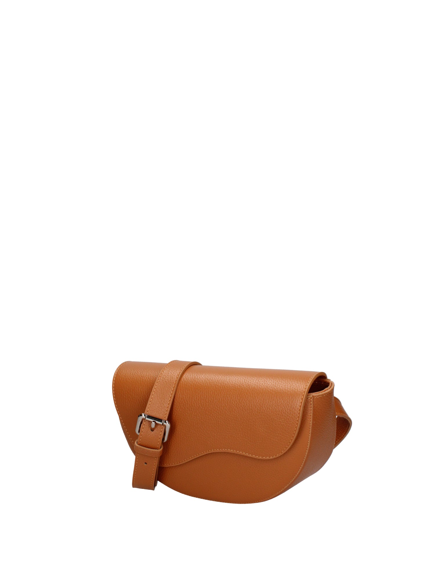 Marsupio da donna in vera pelle Made in Italy 07218-D44 CUOIO Roberta Rossi