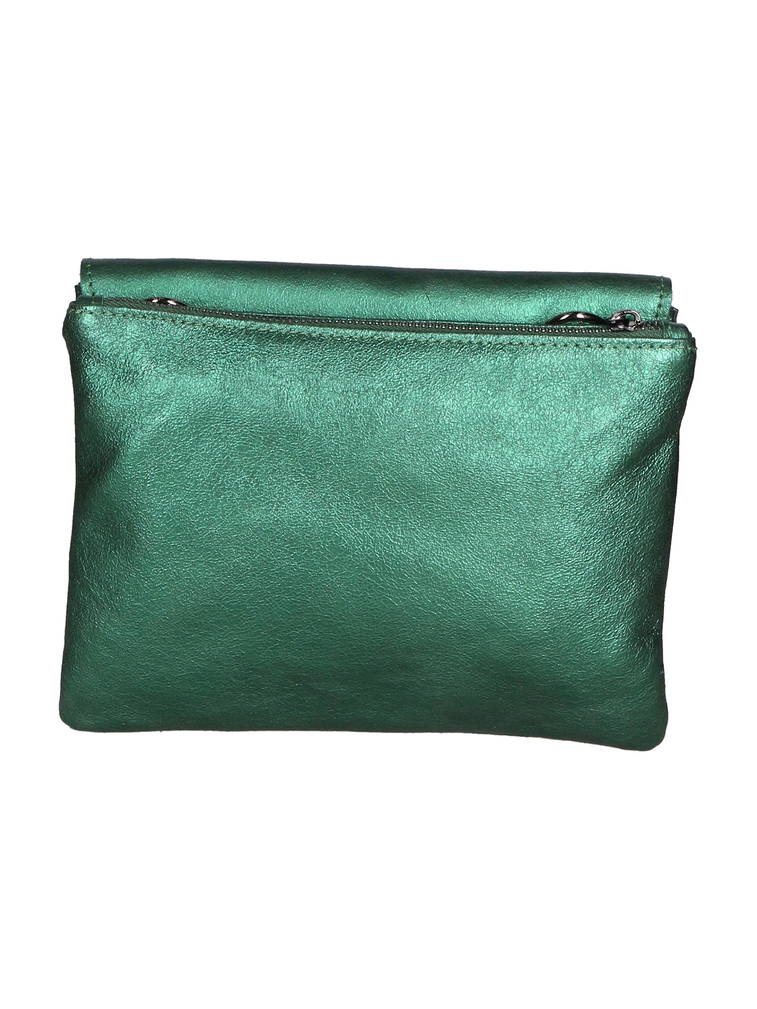 Angelica Pochette da donna Vera pelle 05413-L016 VERDE SCURO Gave Lux