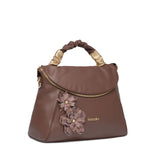 Calanthe Borsa a mano da donna 100% pelle B16963-MARRONE Braccialini