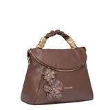 Calanthe Borsa a mano da donna 100% pelle B16963-MARRONE Braccialini