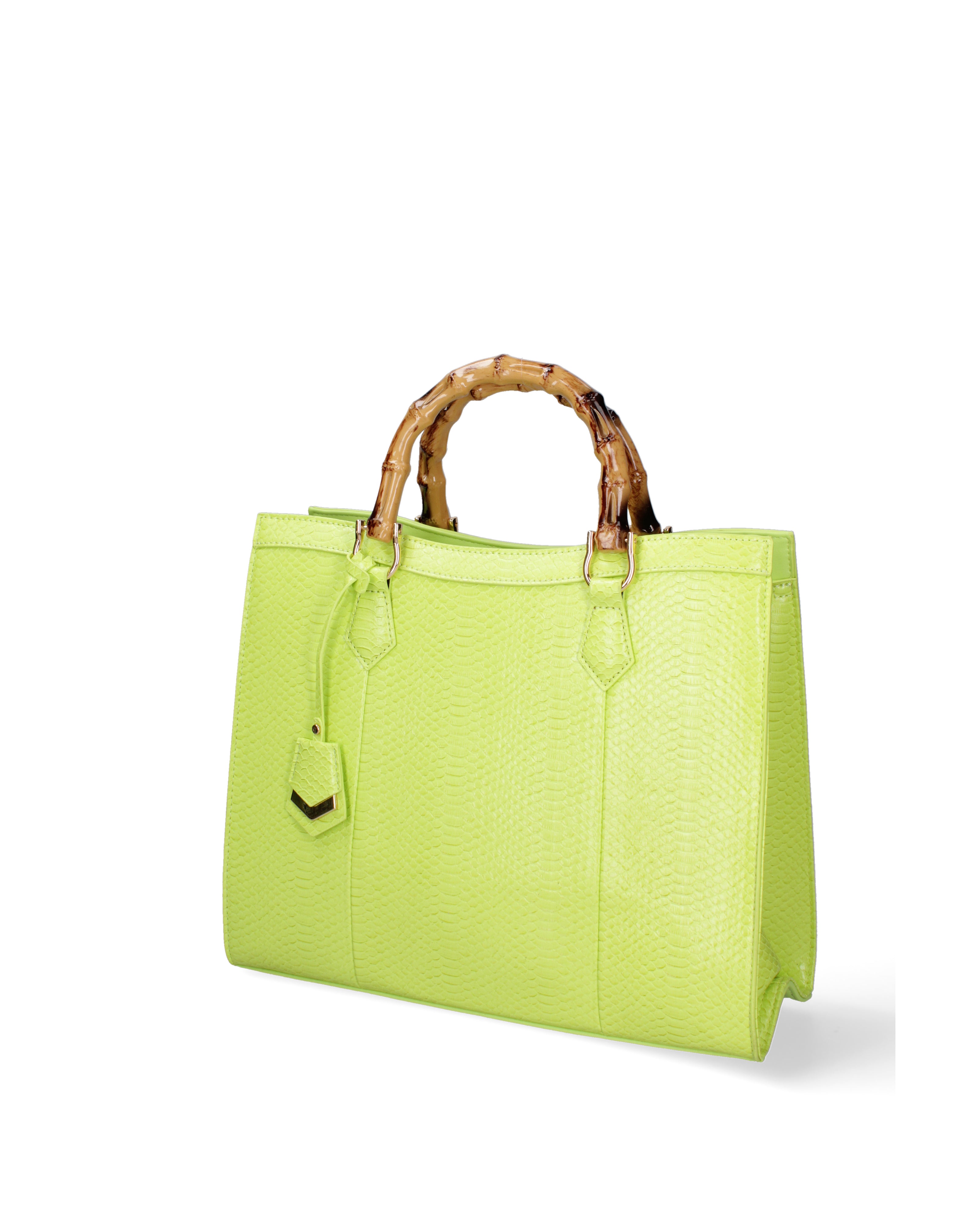 Borsa a spalla da donna Ecopelle vegana DC3333-3-LIME Diana&co