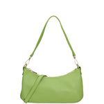 Oriane Borsa a spalla da donna Vera Pelle 07400-D12 VERDE Gave Lux