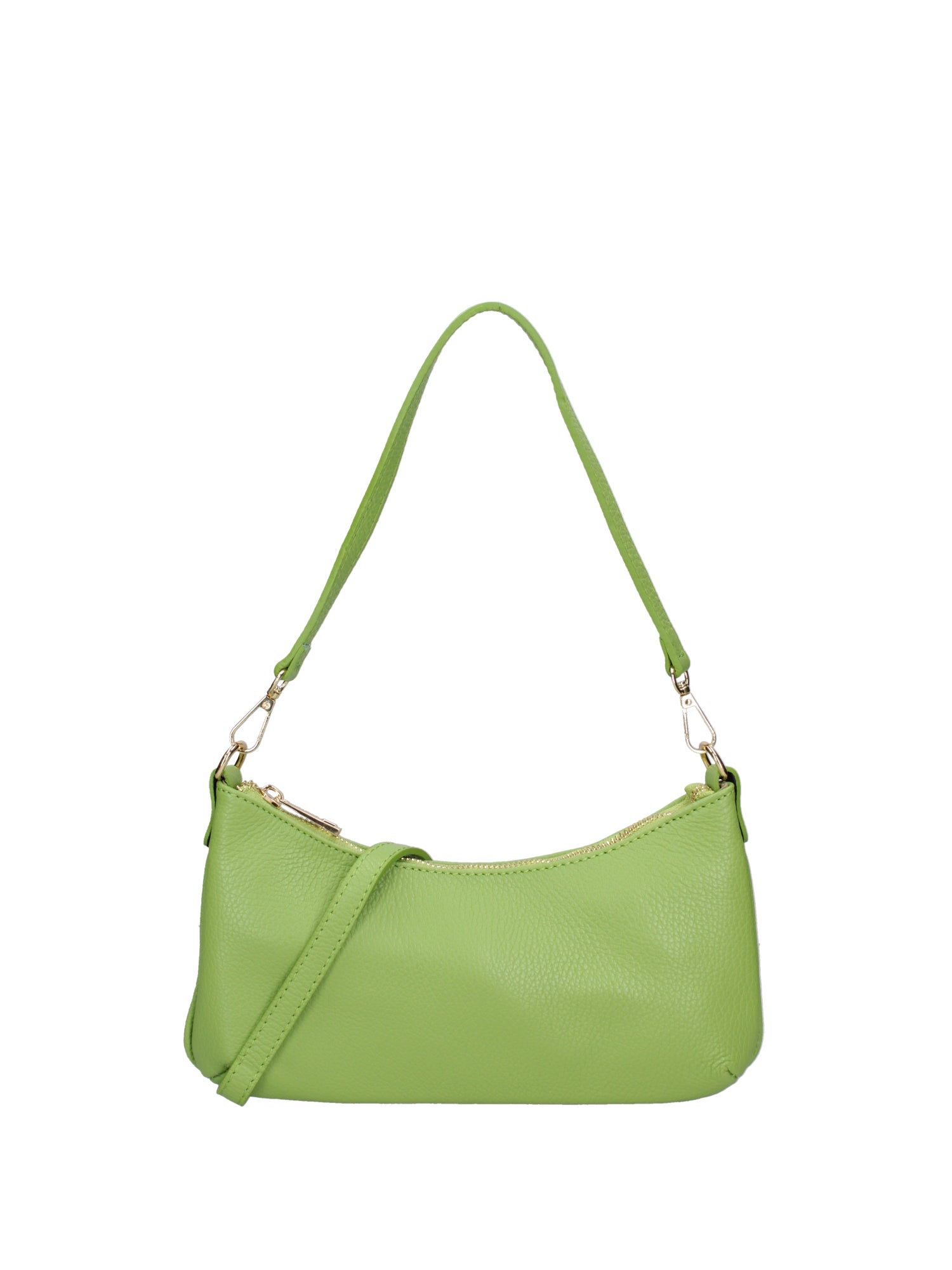 Oriane Borsa a spalla da donna Vera Pelle 07400-D12 VERDE Gave Lux