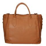 Doralice Borsa a mano da donna Vera pelle 80029-D17 CUOIO SCURO DARK COGNAC Gave Lux
