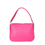 Sabina Borsa a spalla da donna Vera pelle 07139-D02 FUXIA Viola Castellani