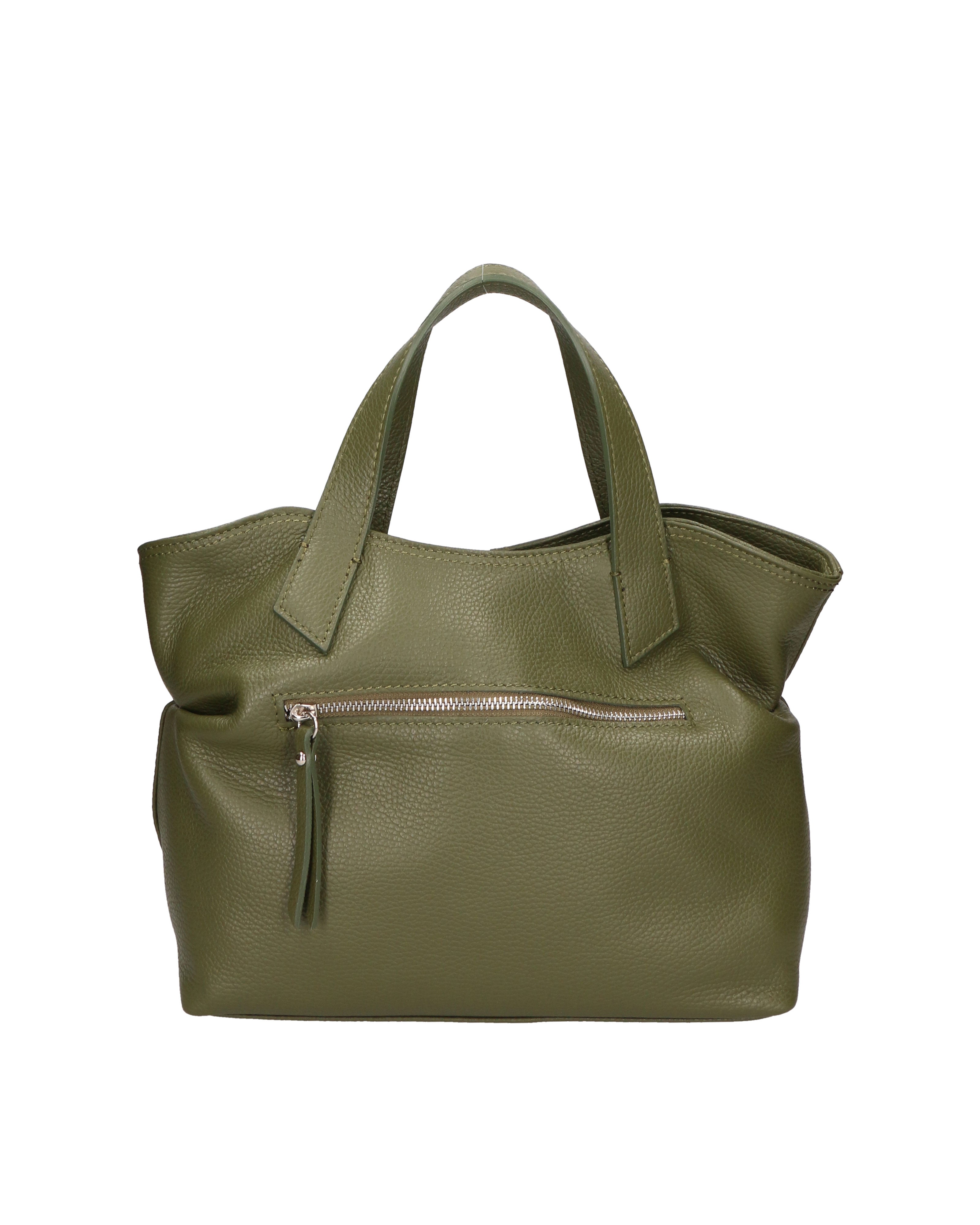 Fiorinda Borsa a spalla da donna Vera Pelle 7011-D74 OLIVO Chiara Ferretti