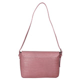 Azzurra Borsa a spalla da donna Vera pelle croco 05699- C73 ROSA ANTICO Gave Lux