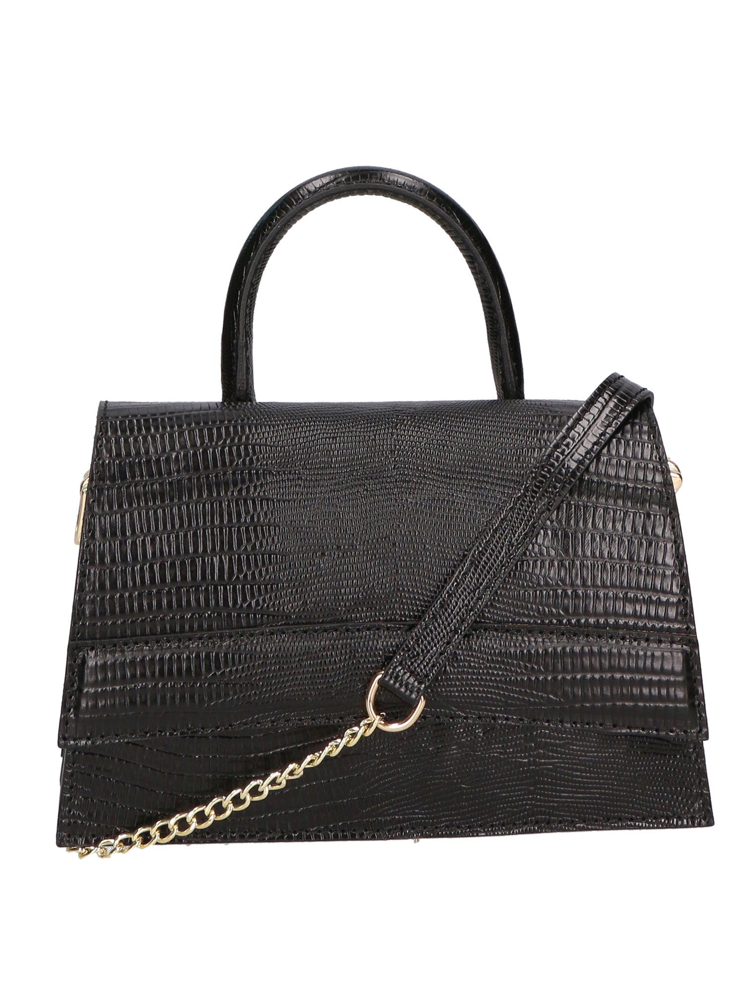 Ariel Borsa a mano da donna Vera pelle 05458-LU28 NERO Gave Lux