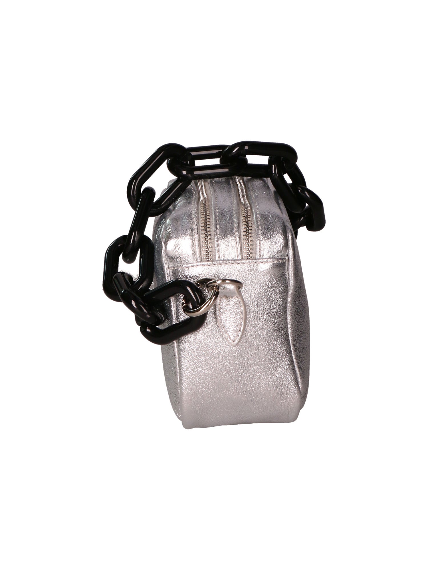 Barbara Borsa a spalla da donna Vera pelle 05706-L001 ARGENTO Gave Lux