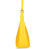 Borsa a spalla da donna Misto pelle e tessuto 07157-D04 GIALLO Roberta Rossi