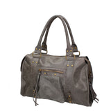 Elara Borsa a spalla da donna Vera pelle 06090-018 GRIGIO MEDIO Gave Lux