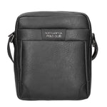 Borsa a tracolla uomo in pelle PU Casual PCL3008-BLACK Northampton Polo Club