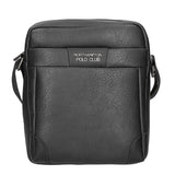 Borsa a tracolla uomo in pelle PU Casual PCL3008-BLACK Northampton Polo Club