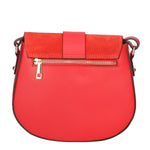 Carola Borsa a tracolla da donna Vera pelle 10036-L130 ROSSO SCURO Gave Lux