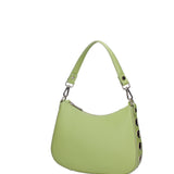 Borsa a spalla da donna 100% pelle ruga 07241-L260 PISTACCHIO Roberta Rossi