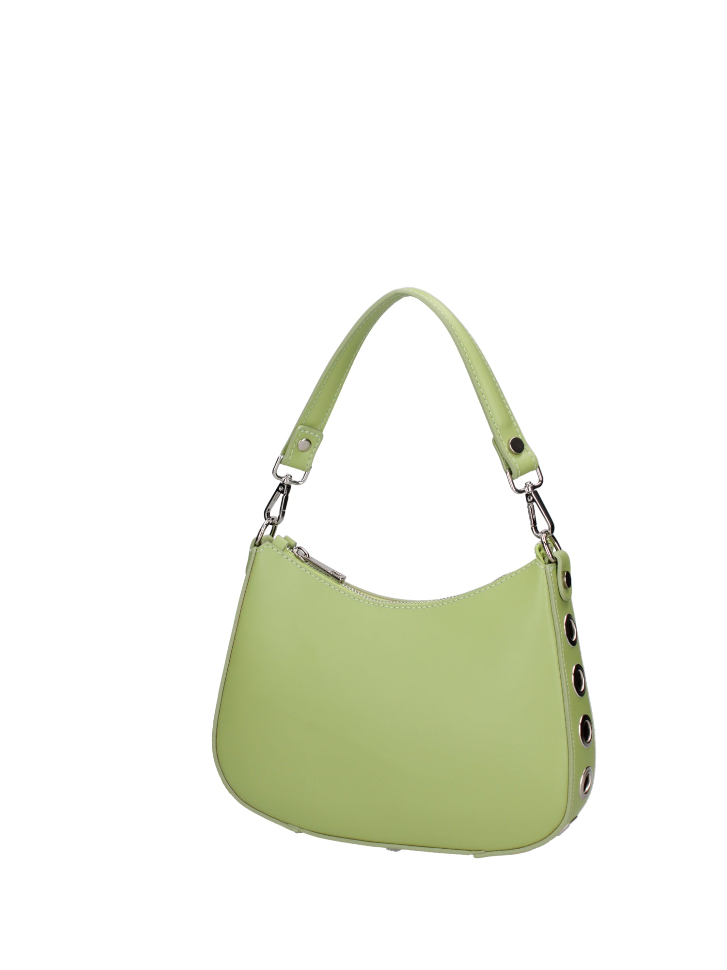 Borsa a spalla da donna 100% pelle ruga 07241-L260 PISTACCHIO Roberta Rossi