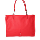 Borsa a mano da donna 100% vera pelle 07138-D58 ROSSO FUOCO Roberta Rossi