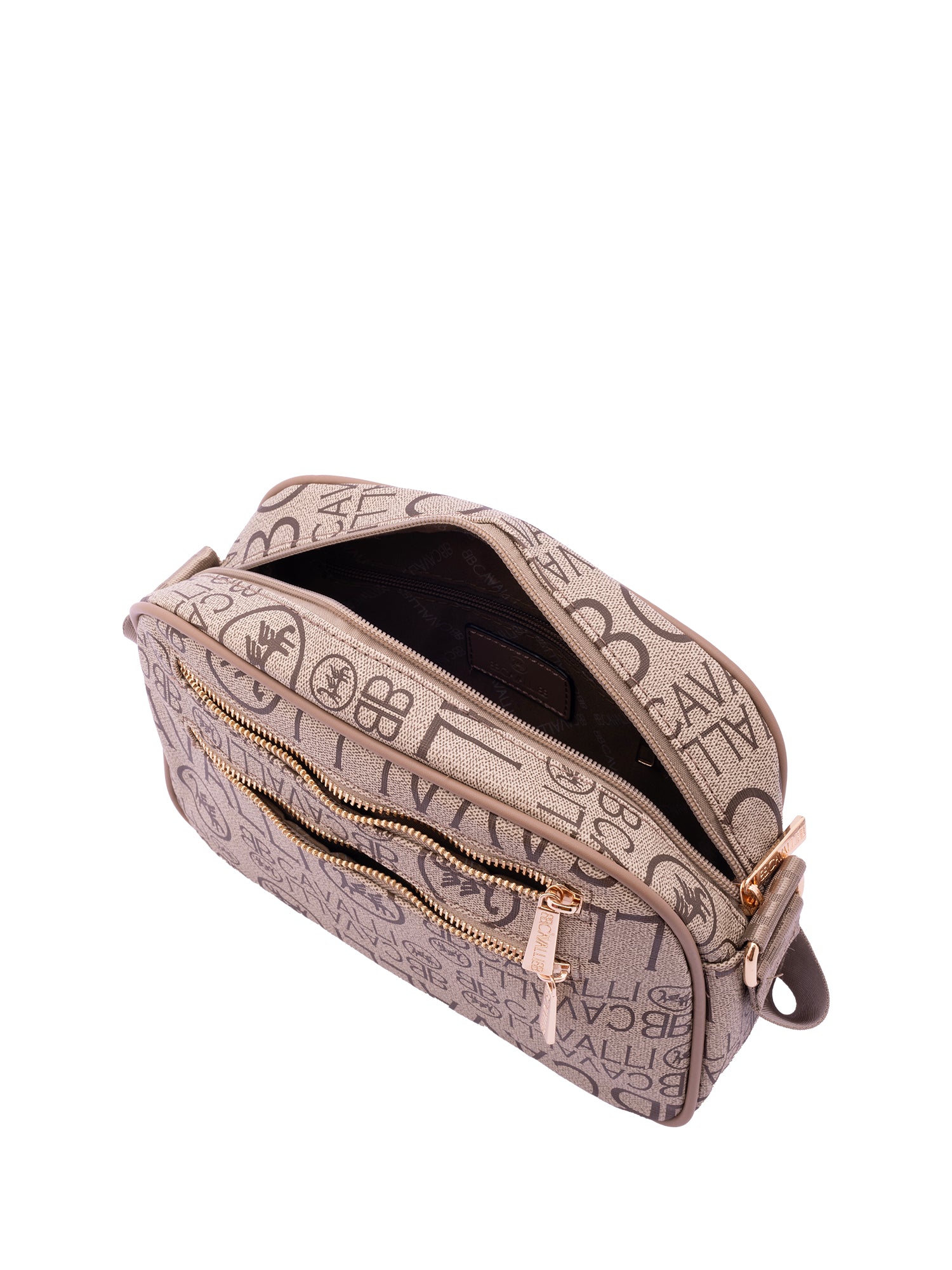 Borsa a tracolla da donna Ecopelle BC1362-KHAKI B Cavalli
