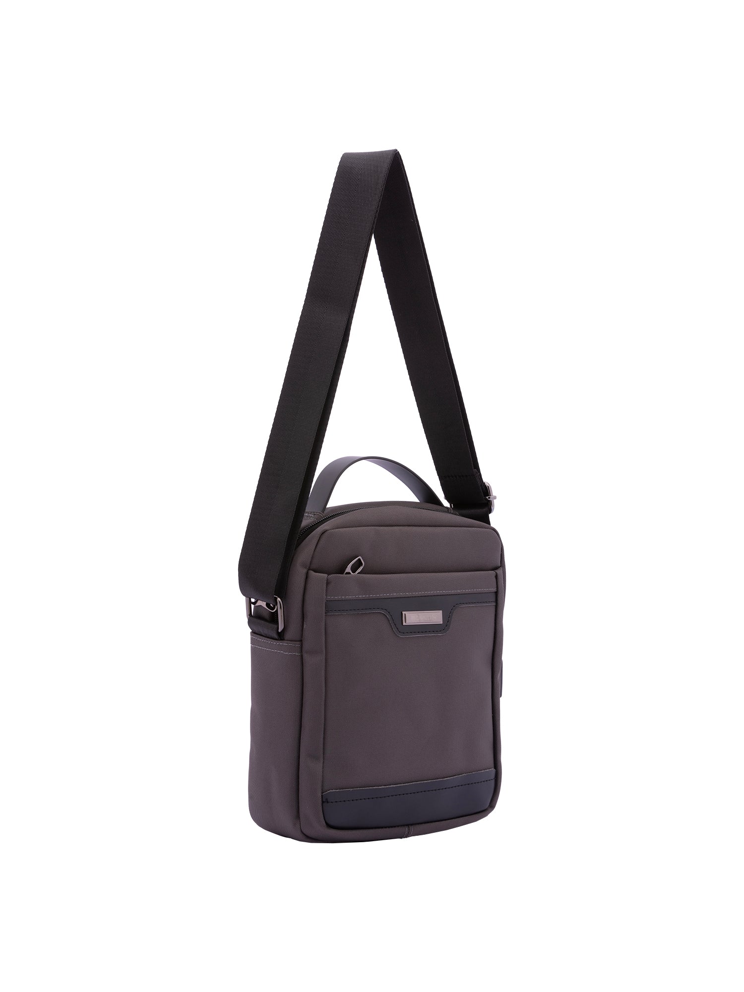 Borsa a tracolla uomo 100% poliestere BC1277-GRIGIO SCURO B Cavalli
