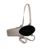 Germana Borsa a spalla da donna 100% pelle 05924-B86 GRIGIO Gave Lux