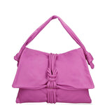 Borsa a spalla da donna Vera pelle 07171-S602 FUXIA CHIARO Viola Castellani