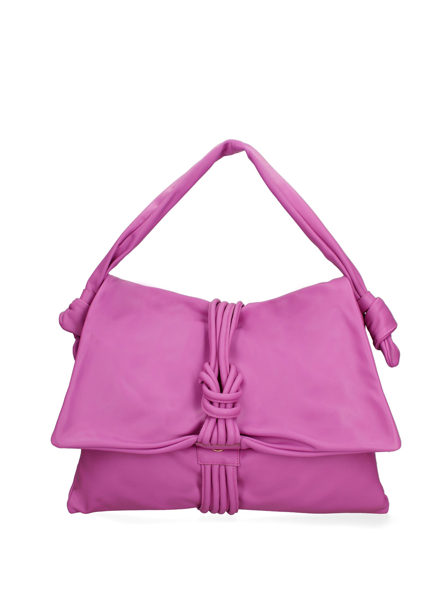 Borsa a spalla da donna Vera pelle 07171-S602 FUXIA CHIARO Viola Castellani