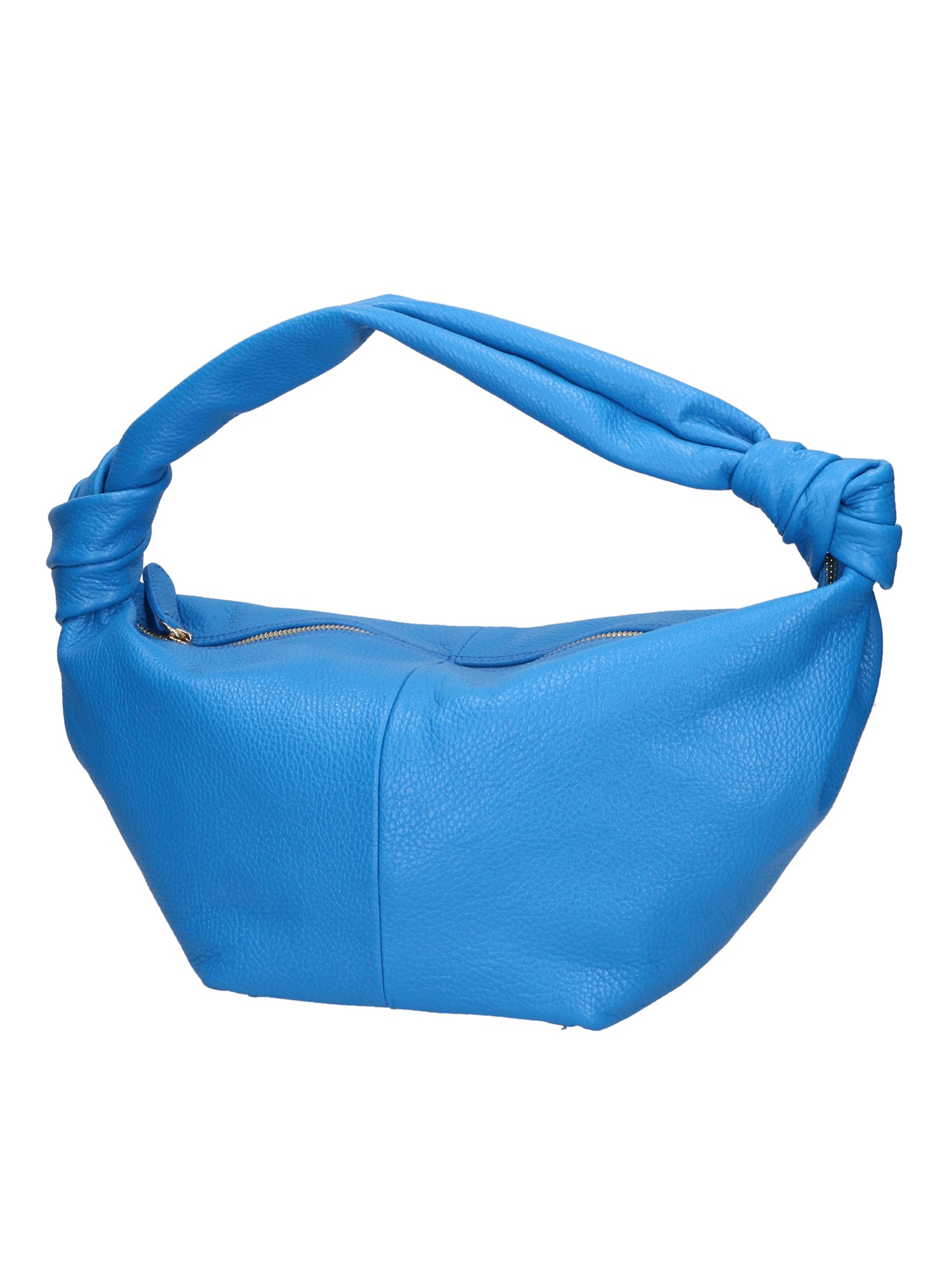 Lunaria Borsa a spalla da donna Vera pelle 06007-D222 BLU ASTER Gave Lux