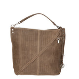 Elga Borsa a spalla da donna Vera pelle 80051-TAUPE Gave Lux
