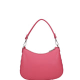 Borsa a spalla da donna 100% pelle ruga 07241-L317 FUXIA Roberta Rossi