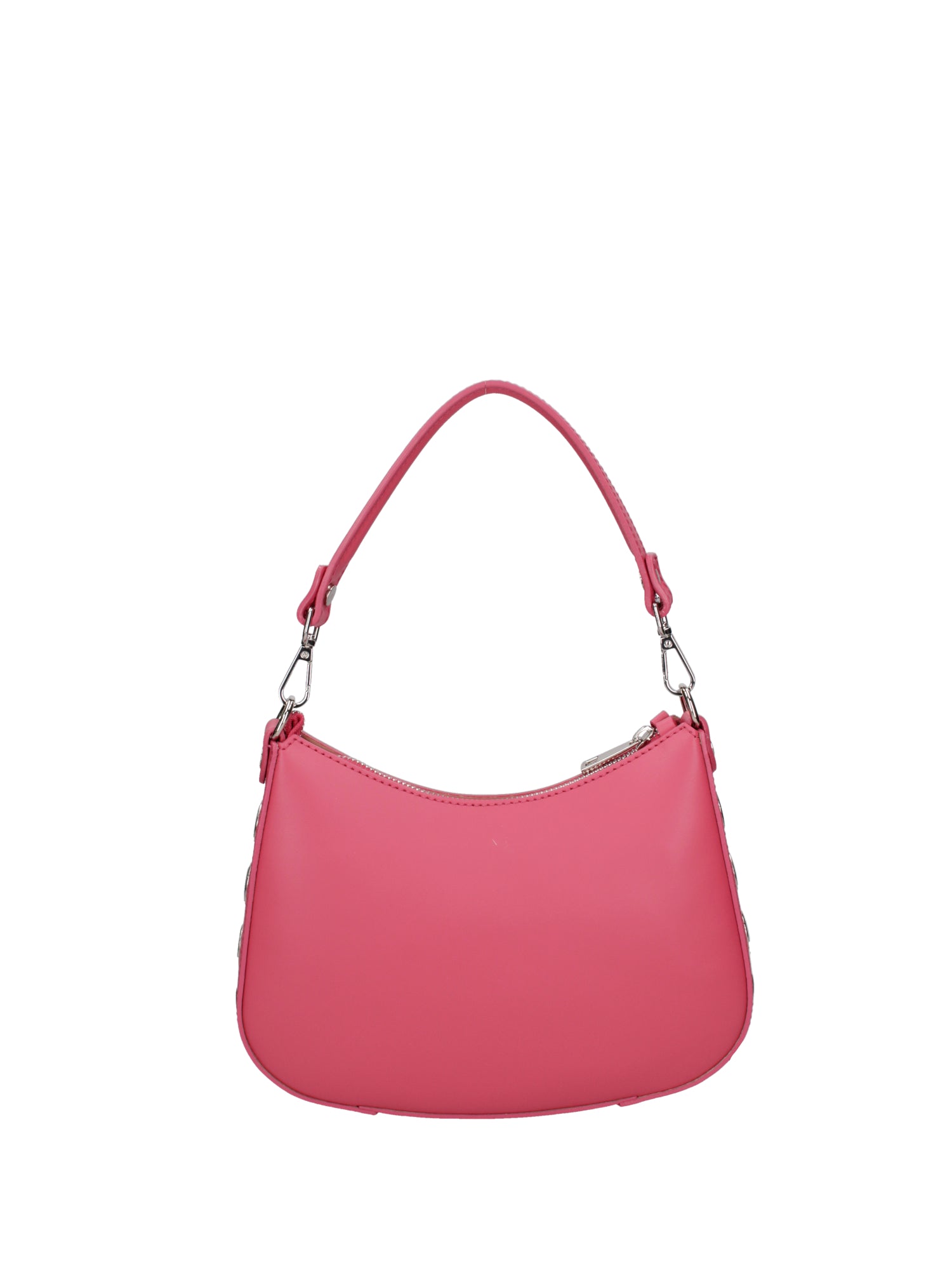 Borsa a spalla da donna 100% pelle ruga 07241-L317 FUXIA Roberta Rossi