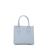 Borsa a mano da donna 100% pelle vegana PU 713-1PT-LIGHT BLUE Diana&co