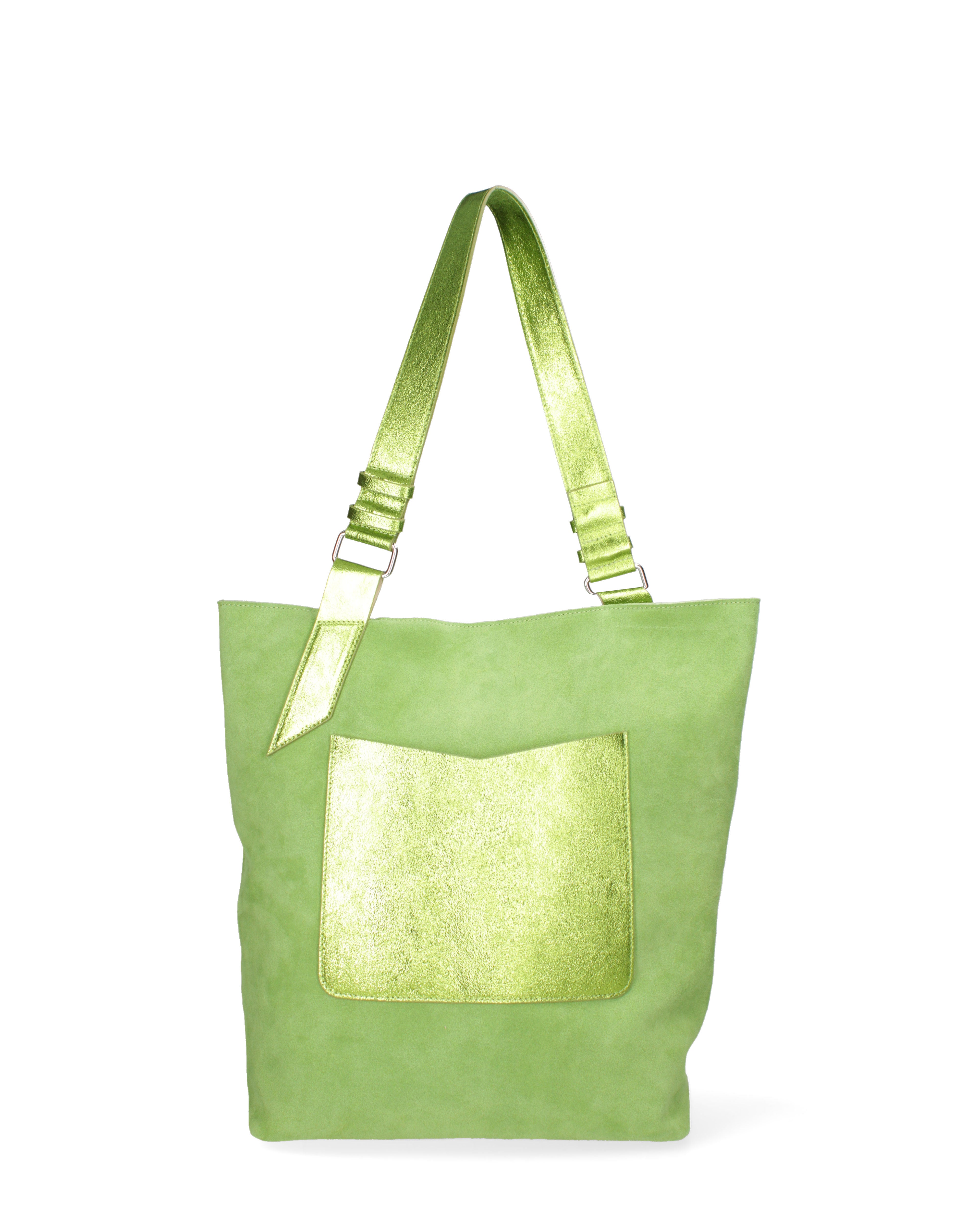 Borsa a spalla da donna Vera pelle 07312-D08 KIWI+L017 Roberta Rossi