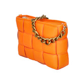 Agostina Borsa a mano da donna Vera pelle 04691-D29 ARANCIONE ORANGE Gave Lux
