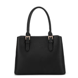 Borsa a mano da donna 100% pelle vegana PU 716-2PT-BLACK Diana&co