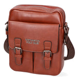 Borsa a tracolla uomo 100% PU Leather PCL3080-COFFEE Northampton Polo Club