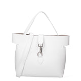 Liviana Borsa a mano da donna Vera pelle 07379-PL01 BIANCO Gave Lux
