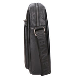 Borsa a tracolla uomo 100% PU Leather PCL3000-BLACK Northampton Polo Club
