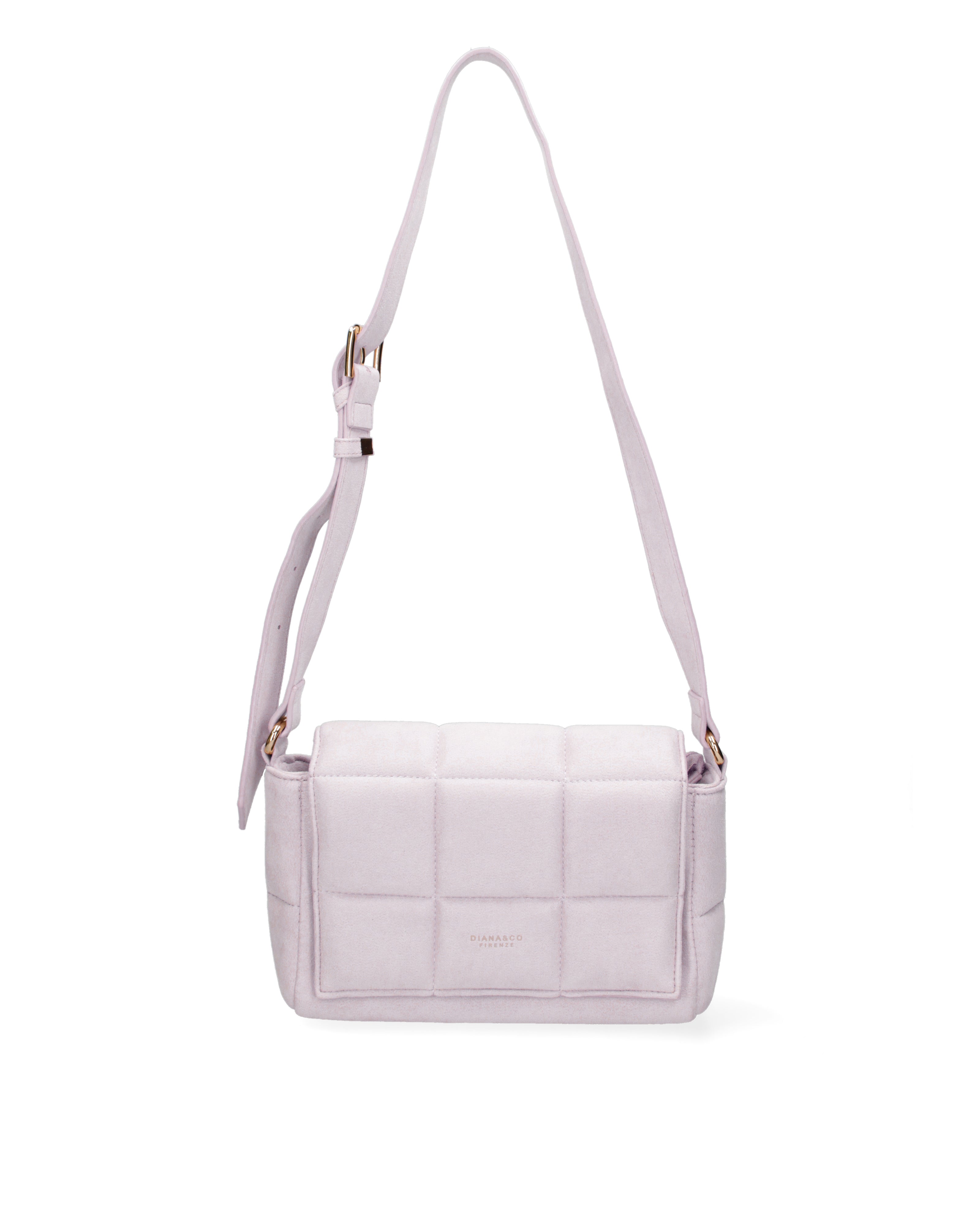 Borsa a spalla da donna Ecopelle DC3323-1-LILAC Diana&co