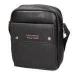 Borsa a tracolla uomo 100% PU Leather PCL3007-BLACK Northampton Polo Club