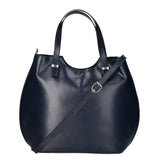 Egle Borsa a mano da donna Vera pelle 80046-BLU Gave Lux