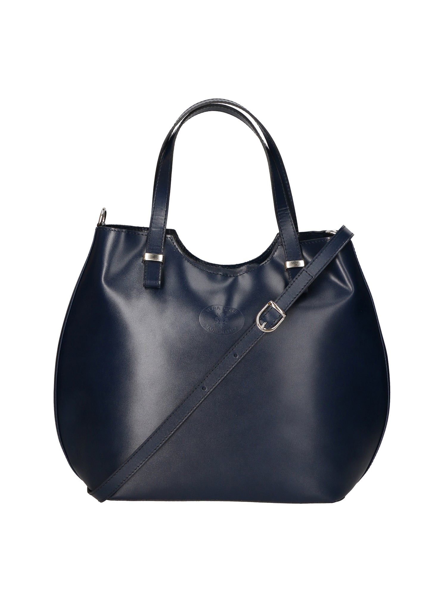 Egle Borsa a mano da donna Vera pelle 80046-BLU Gave Lux